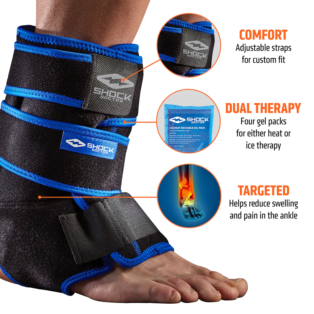 Ice Recovery Compression Ankle Wrap - Image 3