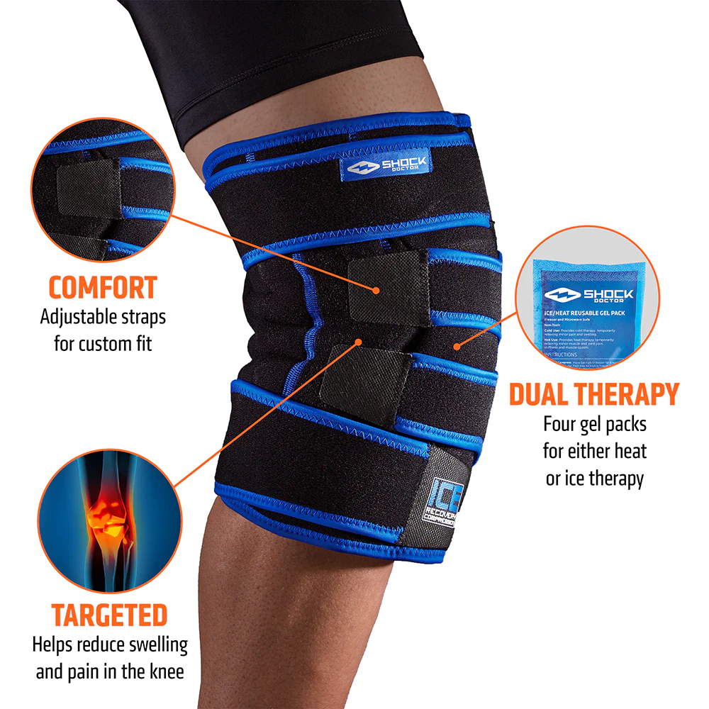 Ice Recovery Compression Knee Wrap - Image 3