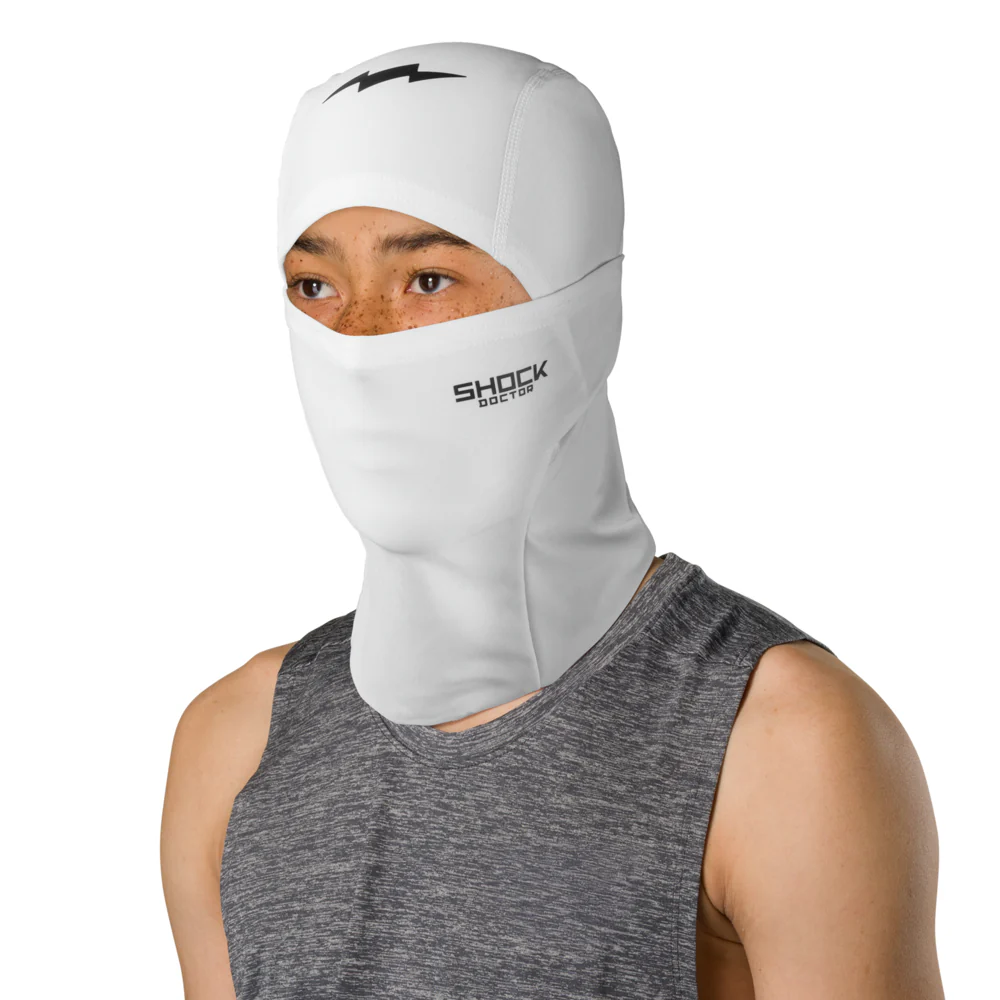 Showtime Solid White Ski Mask - Image 3